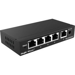 Ruijie Networks RG-ES205GC Switch Gigabit Ethernet L2 gestito a 5 porte Nero