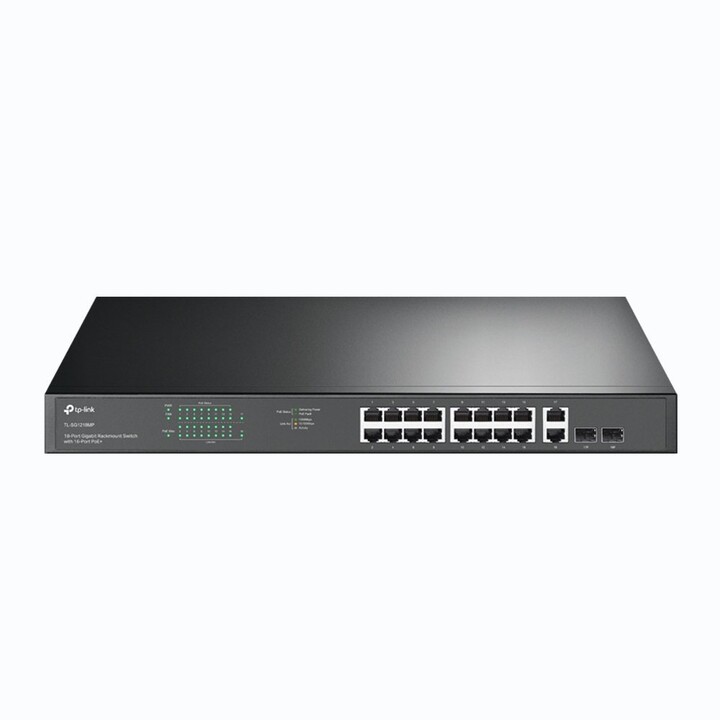TP-Link TL-SG1218MP Commutateur Gigabit 18 ports pour montage en rack avec 16 ports PoE+