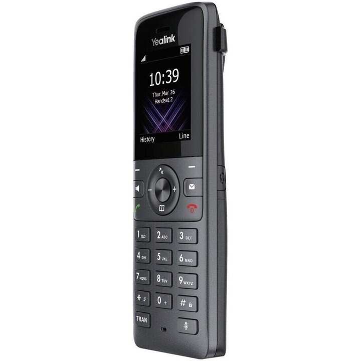 Yealink SIP-W59R Pro Telefono portatile IP DECT senza fili, resistente, con Bluetooth e allarmi di sicurezza integrati