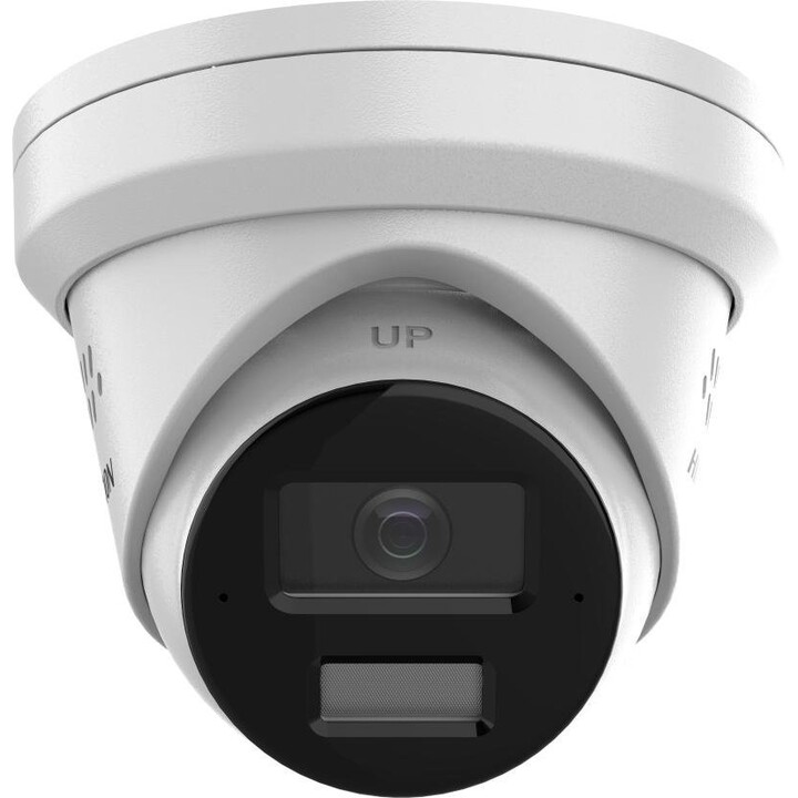 Hikvision DS-2CD2363G2-LI2U Cámara de seguridad IP de torreta fija con luz híbrida inteligente AcuSense de 6 MP con micrófono in