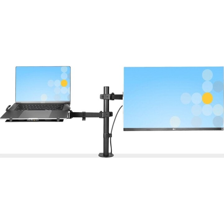 Startech Adjustable Laptop Mount Arm with VESA Tray for a 4.5kg Laptop and a Monitor up to 32" (8kg)