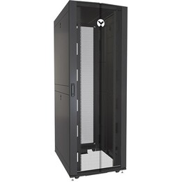 Vertiv VRA3000 19-Inch 1U Depth-Adjustable Fixed Rack Shelf 250lbs Load Capacity (Black)