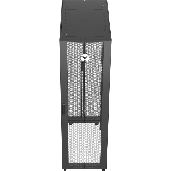 Vertiv VRA3000 Scaffale rack fisso regolabile in profondità da 19 pollici 1U Capacità di carico 250 libbre (nero)