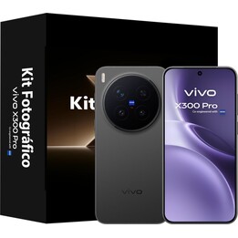 Vivo X300 Pro 5G, 16 GB RAM, 512 GB Speicher, 6,78-Zoll-AMOLED-Display, Schwarz + Fotografie-Set + Ladegerät