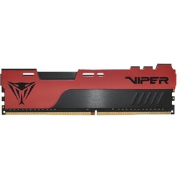 Patriot Viper Elite II 16GB Single Module DDR4 3200MHz CL18 UDIMM Desktop Gaming Memory with Red Aluminum Heatshield