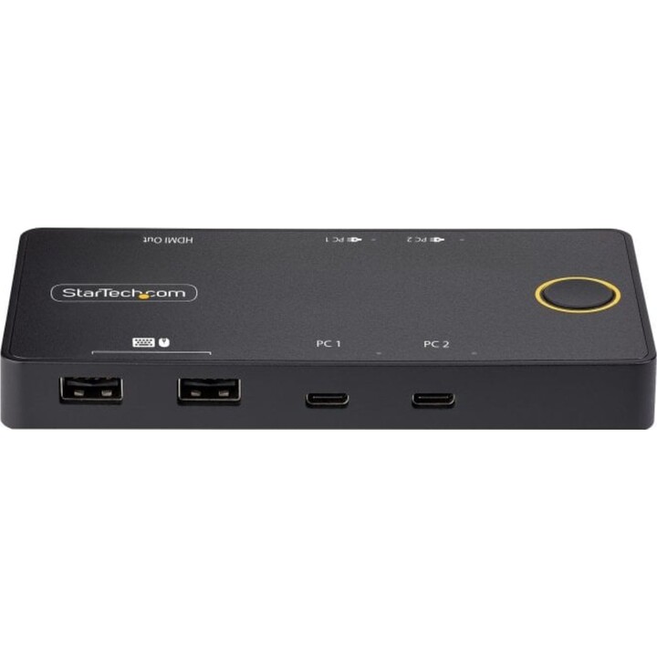 StarTech.com Switch KVM USB-C con 2 porte HDMI, 4K 60Hz, 100W PD, compatto