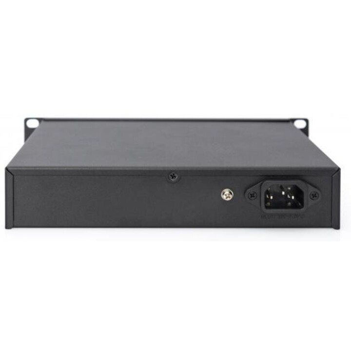Digitus 16 portas Gigabit Ethernet de 10 polegadas Switch de rede não gerido para montagem em bastidor