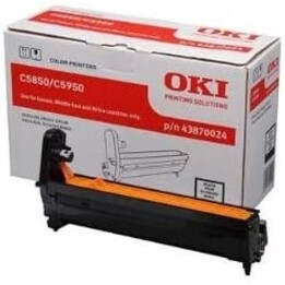 OKI 43870024 Original Bildtrommeleinheit schwarz für Drucker der Serien C5850/C5950 und MC560