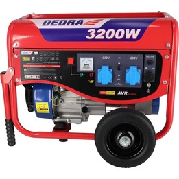 DEDRA DEGB3600K Motogeneratore 2800 W e 15 L a benzina professionale, blu/rosso