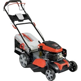 DEDRA DED8724-46L Professional Lawn Mower for Large Areas, Red/Black