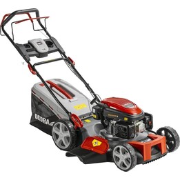 DEDRA DED8725-53L1 Tondeuse à gazon professionnelle à essence 4.0KW et 196cc, Rouge