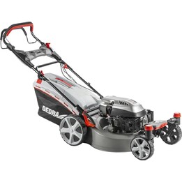 DEDRA DED8727-51C Cortacésped profesional con sistema de descarga eficiente, rojo/negro