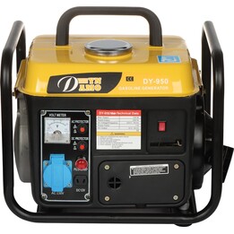Gerador de energia compacto Dynamo DY-950 650 W para uso profissional de emergência, amarelo