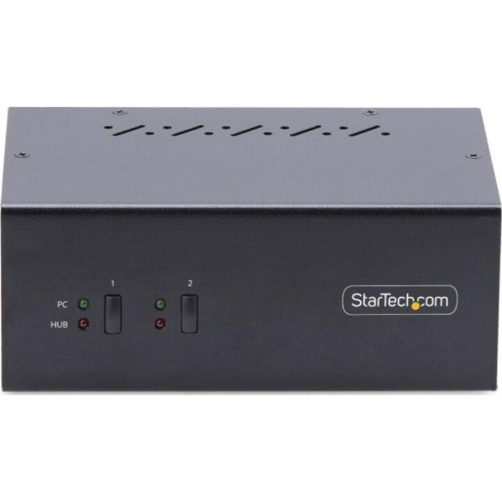 Startech SV231DPDDUA2 KVM Switch Monitors 4K60Hz USB Hub 5Gbps Audio