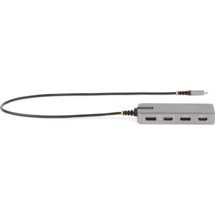 StarTech USB-C multiport adapter for 3 4K Monitors 100W triple HDMI DP output