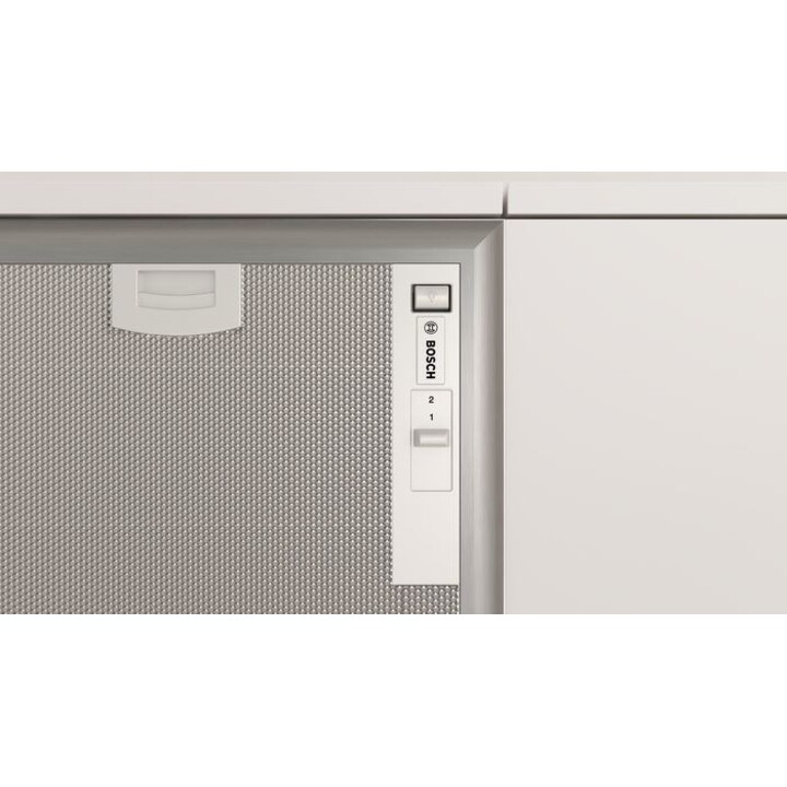 Bosch Serie 4 DHL555BM campana Encastrada Metálico, Plata 604 m³/h