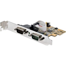 Startech 21050-PC-SERIAL-LP 2 RS-232 Ports FIFO256B Low Profile PCIe Serial Card