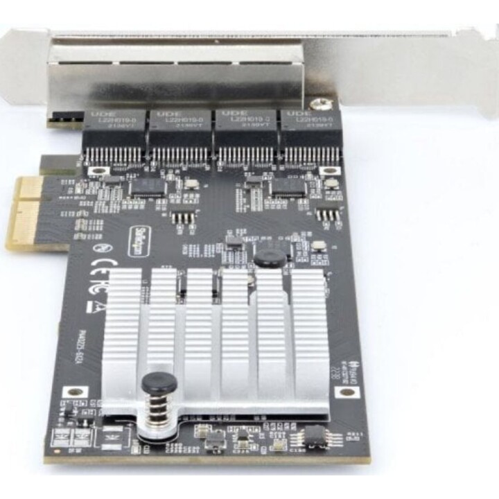 Placa de rede Startech I225-V PCI Express 2.5G 4 portas NBASE-T, perfil baixo e padrão