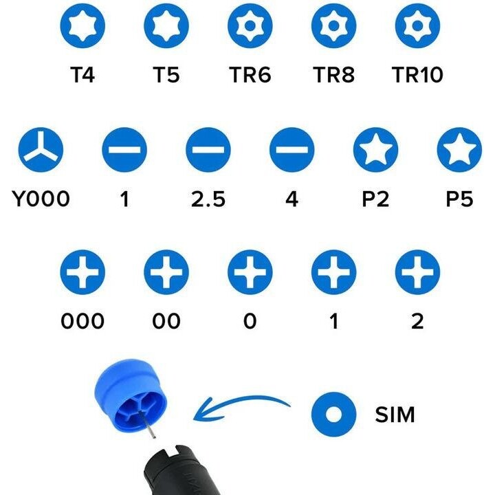 Kit de herramientas electrónicas esenciales iFixit para la reparación y el mantenimiento profesional de dispositivos