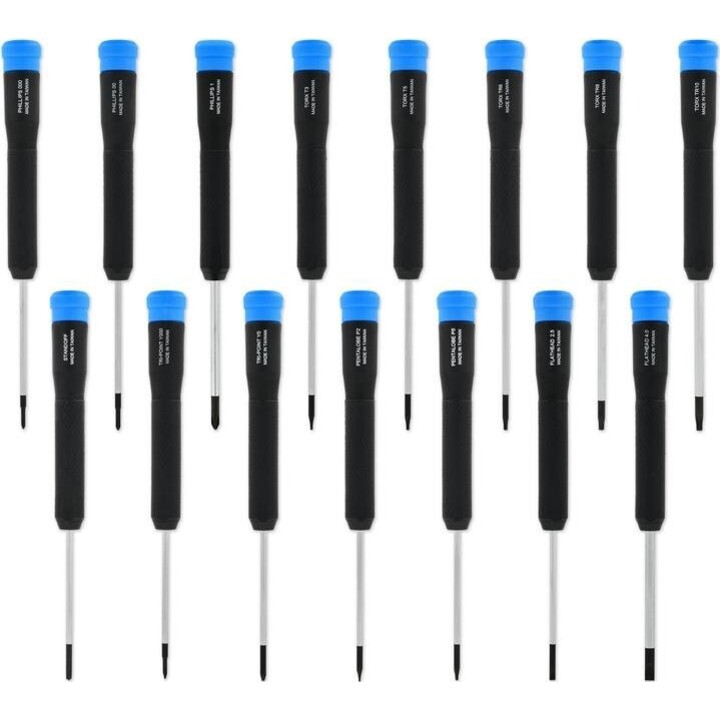 iFixit Marlin Juego de destornilladores de precisión con 15 piezas de acero SVCM profesional