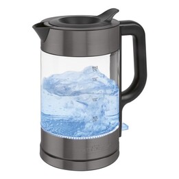 ProfiCook PC-WKS 1322 G tetera eléctrica 1,7 L 2200 W Negro, Transparente