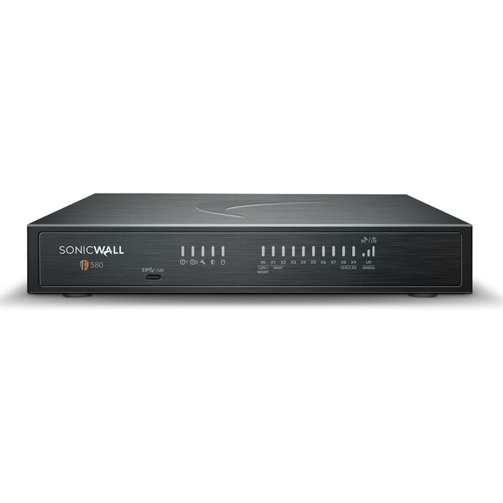 SonicWall TZ580 High-Performance Next-Generation Firewall Security Appliance