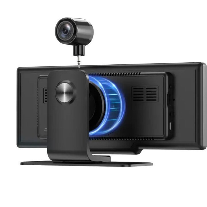 Kruger&Matz KM2021 Estação multimédia de 9 polegadas com DVR e câmara de visão traseira