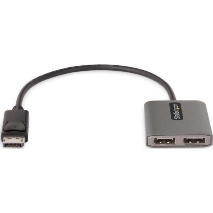 Startech MST DisplayPort 1.4 Hub Concentrator 2 Ports 5K 60Hz Splitter DP HDR Powered USB 0.3m