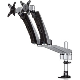 Startech ARMDUAL30 Dual Monitor Mount with Swivel Arms, VESA 75/100, Max 18Kg