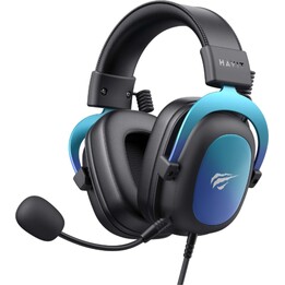 Havit H2002U Pro - Fone de ouvido com fio/sem fio - Preto/Azul