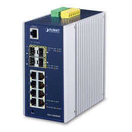 PLANET IGS-12040MT switch Gestionado L2+ Gigabit Ethernet (10/100/1000) Azul, Blanco