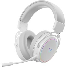Cuffie da gaming wireless RAPOO VH800 / BT 5.2 / RF 2.4Ghz / RGB / Bianco