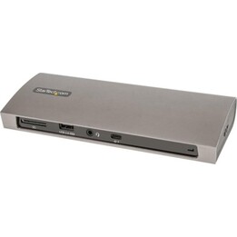 Startech Thunderbolt 4 Docking Station 96W PD 3xTB4/3xUSB-A/SD/Ethernet Black Gray