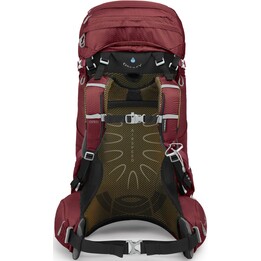 Osprey Aura AG 65 Berry Sorbet Red Mochila de expedição profissional extra pequena/pequena para mulher