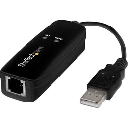 Startech 56K V.92 USB Fax Modem External Hardware USB 2.0