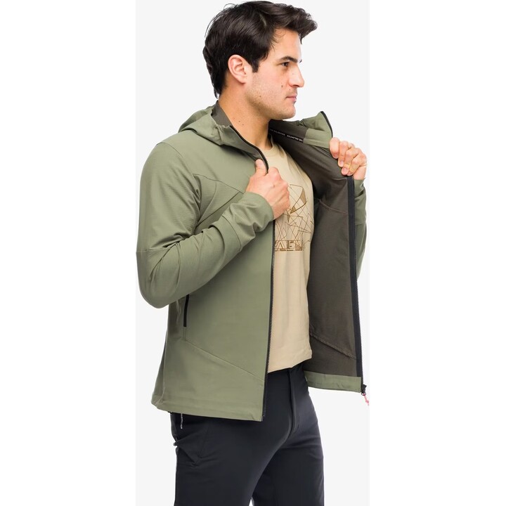 Salewa Agner Dst Jacket - casaco softshell verde desbotado tamanho: s