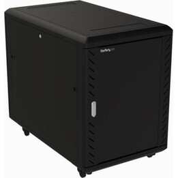 Armadio rack Startech 15U 19" a 4 colonne con serratura e ruote