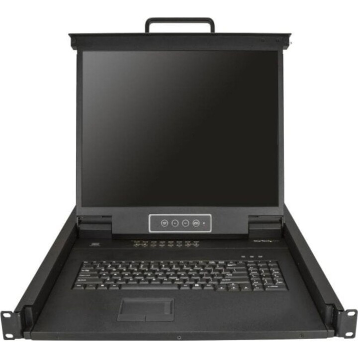 Consola KVM Startech RKCONS1916K 16 Puertos LCD 19" USB VGA Rack 1U Negro