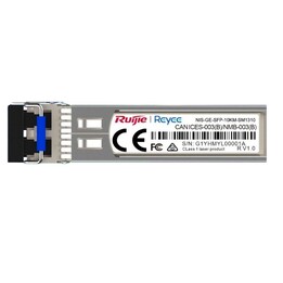 Modulo ricetrasmettitore di rete Ruijie Networks NIS-GE-SFP-10KM-SM1310 in fibra ottica, 1000 Mbit/s, 1310 nm