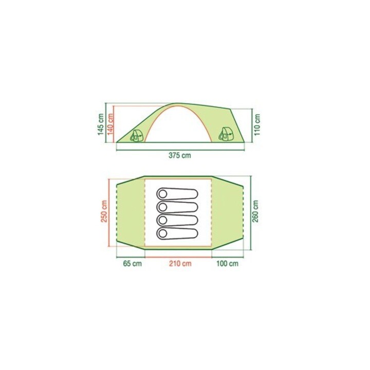Coleman Rock Springs 4 Tente igloo 4 personne(s)