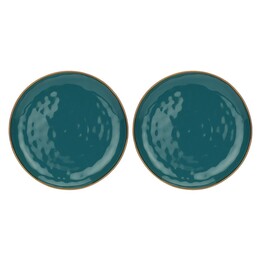 Set of 2 round Concerto Ottanio platters - Blue-green, 32 cm