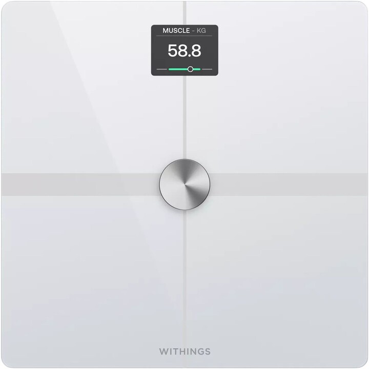 Balança eletrônica pessoal Withings Body Smart Plaza branca