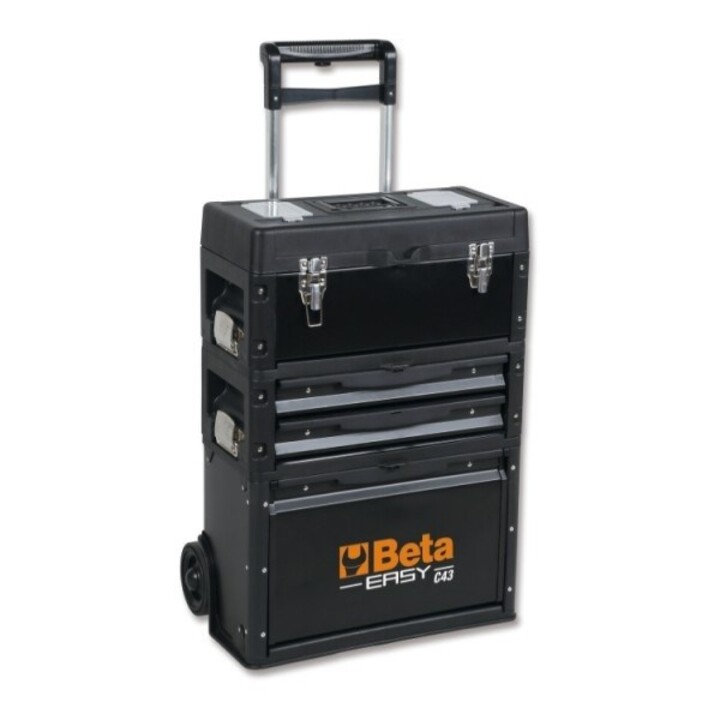Three-part tool trolley