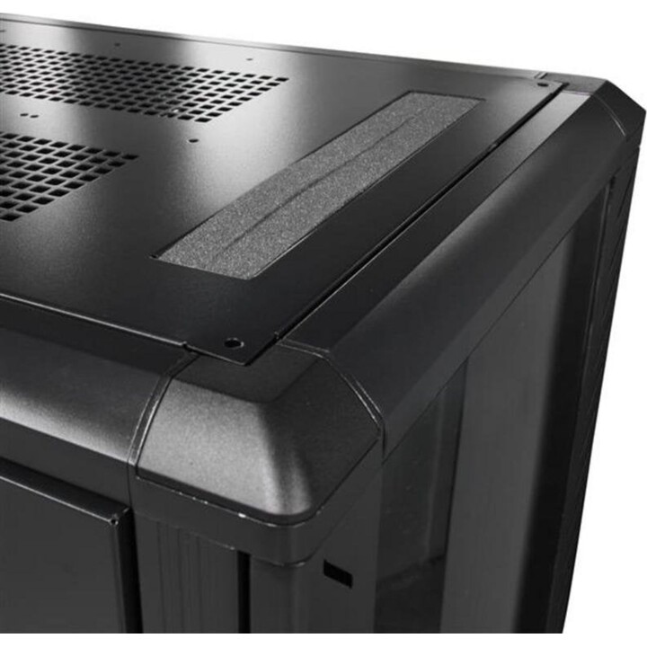 Startech RK2536BKF Armadio rack nero 25U con ruote e porta in vetro