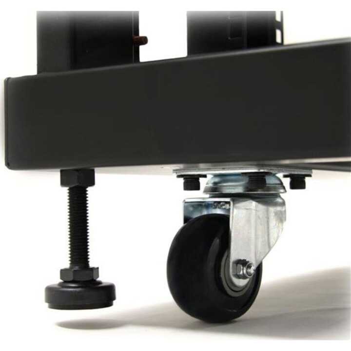 Startech RK2536BKF Armadio rack nero 25U con ruote e porta in vetro