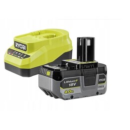 255327 RYOBI Akku 4Ah + Ladegerät RC18120A-140X