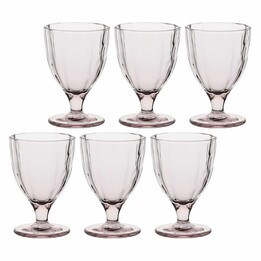 Set of 6 Amami glasses - Light pink, 300 ml