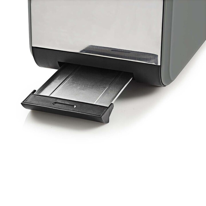 Nedis KABT510EGY tostadora 6 2 rebanada(s) 900 W Gris