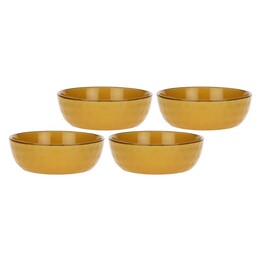 Set mit 4 Concerto Ocra Salatschüsseln - Gelb, 20 cm