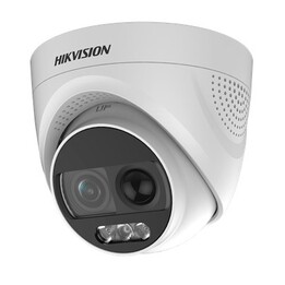 Hikvision DS-2CE72DFT-PIRXOF Câmera de Segurança CFTV Externa com Painel, 1920 x 1080 Pixels, para Teto/Parede